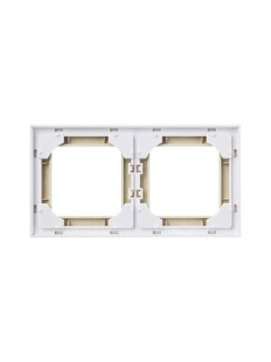 ABB Levit Слоновая кость / белый Рамка 2-ая | 3901H-A05020 17W | 2CHH015020A6017 | ABB