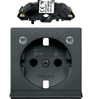 Ц.ПЛАТА С МОД.СВЕТ.ПОДСВ.Д/РОЗ.SCHUKO АН | MTN2334-0414 | Schneider Electric