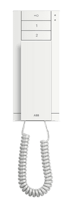 Абонентское устройство, трубка, 3 клавиши, белая | 2TMA070020W0054 | ABB