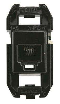 Разъём телекоммуникационный на 8 контактов, тип RJ45, категория 3|2CLA201730A1001| ABB