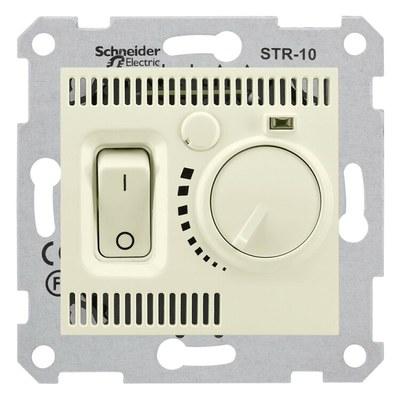 Sedna Бежевый Термостат комнатный 10А | SDN6000147 | Schneider Electric