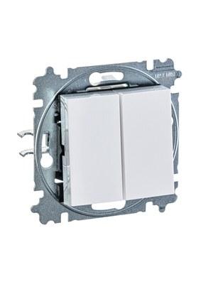 ABB Levit Белый / ледяной Выключатель 2-кл. | 3559H-A05445 01W | 2CHH590545A6001 | ABB