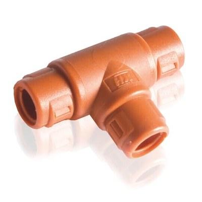 Т-фитинг TPH121612,нейлон 6,оранжевый,d12мм,d16мм,d12мм | 7TCA298010R1139 | ABB