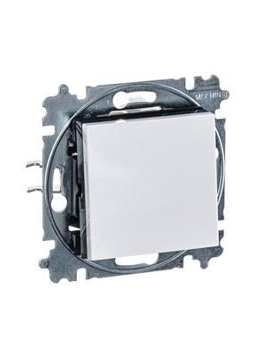 ABB Levit Белый / дымчатый чёрный Выключатель 1-кл. | 3559H-A01445 62W | 2CHH590145A6062 | ABB