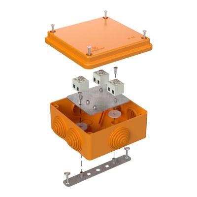 Коробка огнестойкая для о/п 40-0300-FR1.5-6 Е15-Е120 100х100х50 IP55 | 40-0300-FR1.5-6 | Промрукав