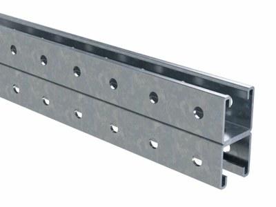 Двойной С-образный профиль 41х41,L1500, толщ 2,5 мм, INOX 304 | IBPD4115C | DKC