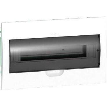Корпус встраиваемый Easy9, прозрачная дверь, 1ряд/18мод | EZ9E118S2FRU | Schneider Electric