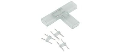 Переходник для ленты 220V 5050 Т образный (10pkt) | a035329 | Elektrostandard