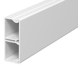 Мини-канал WDK с крышкой 20x50x2000 мм (борт 20 мм, крышка 50 мм, перегородка) ПВХ белый RAL 9010 | 6168744 | OBO Bettermann