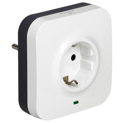 Разъём 2К+З, 2xRJ45 с УЗИП | 694670 | Legrand