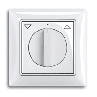 ABB Basic 55 Альп. белый Выключатель жалюзийный поворотный с фиксацией | 1101-0-0920 | 2CKA001101A0920 | ABB
