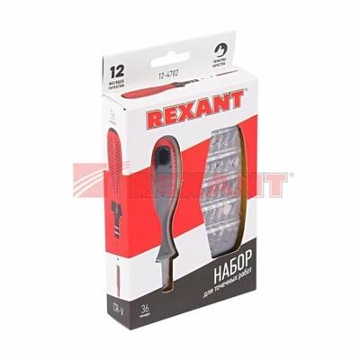 Набор отверток для точечных работ 37 предметов | 12-4702 | REXANT