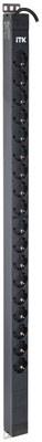 ITK PDU верт. 24U 1ф 16А 18 роз. Schuko каб. 3м Schuko | PV22-18D-11 | ITK