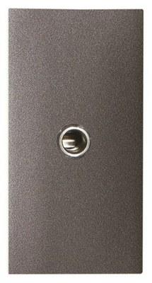 Механизм mini-jack 3.5мм разъёма, 1-модульный, серия Zenit, цвет антрацит | 2CLA215540N1801 | ABB