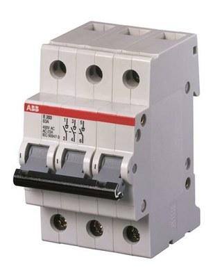 Рубильник 3 пол. E203r 125A рычаг красный | 2CDE283001R0125 | ABB