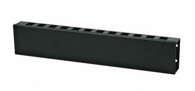 Организатор кабельный CM-2U-ML-COV металлический с крышкой, 19", 2U | 16490 | Hyperline