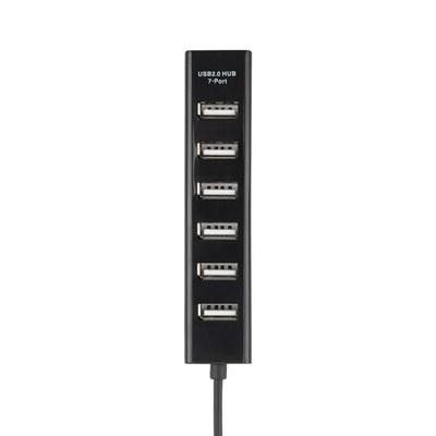 Разветвитель USB на 7 портов черный | 18-4107 | REXANT