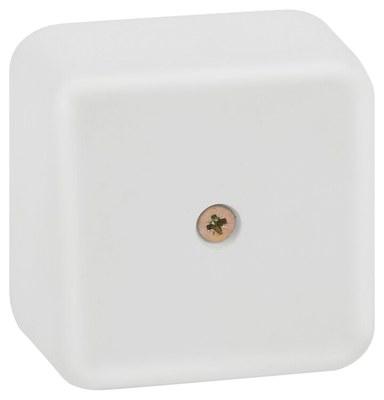 Распаячная коробка BS-W-50-50-20 без клеммы 50х50х20мм белая IP40 | Б0058701 | ЭРА