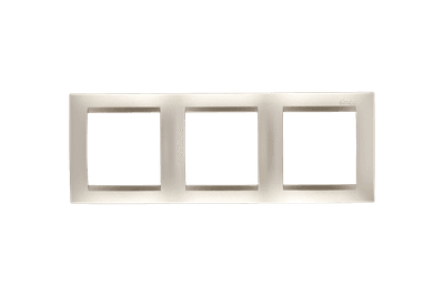 Simon 15 Шампань Рамка универсальная, 3 поста | 1500630-034 | Simon