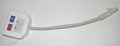 Разветвитель (Y-адаптер) кат.5Е 1RJ45-2xRJ45, белый | CS7-1C5EU-Y2 | ITK