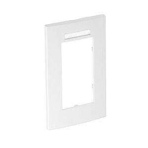 Рамка двойная Modul45 (с полем д/маркировки,вертик.,84x140 мм,белый) (AR45-BSF2 RW) | 6119362 | OBO Bettermann
