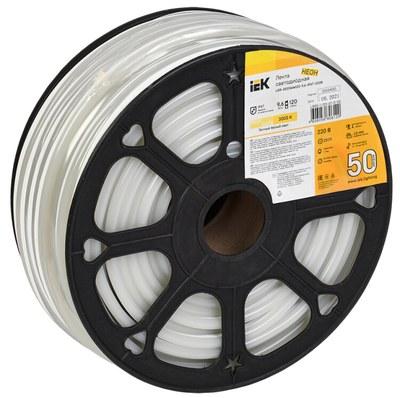 Лента светодиодная "неон" 50м LSR-2835WW120-9,6-IP67-220В | LSR5-1-120-67-0-50 | IEK