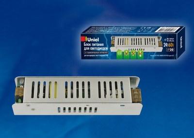 Блок питания UET-VAS-060B20 24V IP20 60Вт. металл.корпус. | UL-00002429 | Uniel