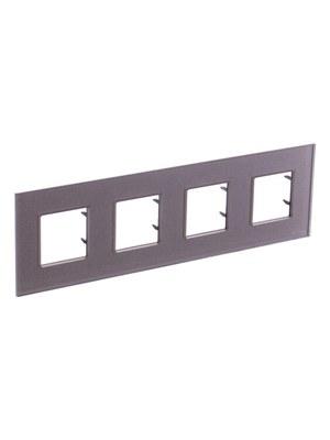 ABB Zenit Стекло Брызги шампанского Рамка 4-я (2+2+2+2 мод) | N2274 CH | 2CLA227400N3901 | ABB