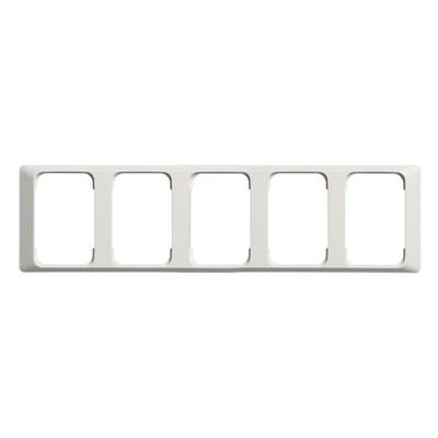 Рамка 5-постовая для DoubleSchuko, 100мм серия Jussi, белая | 2525-100 | 2TKA000826G1 | ABB