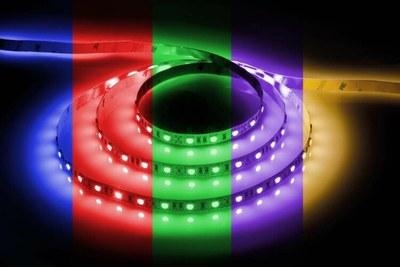 Лента светодиодная LS606, готовый комплект 3м 60SMD(5050)/м 14.4Вт/м IP20 12V RGB | 27722 | Feron